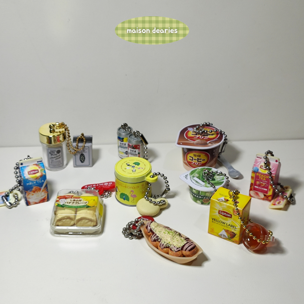 [READY/UPDATED 16 JULY] Pt. 1 Various Japanese Food Sweets Trinkets Gotochi Keychain Gacha Squishy T