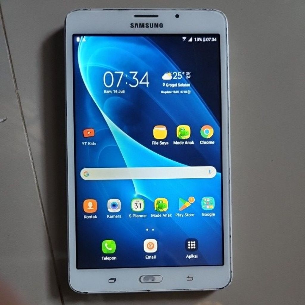 samsung tab A 7inc.sm t 285.4 g lte.minus