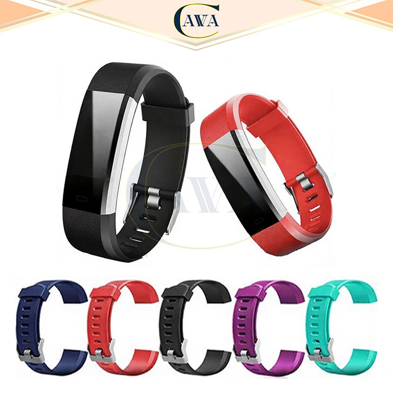 Cavva Tali Jam Berlubang Strap Smartwatch 115 Plus / ID115 / Vyatta Fitme Lite / B11 Smartband