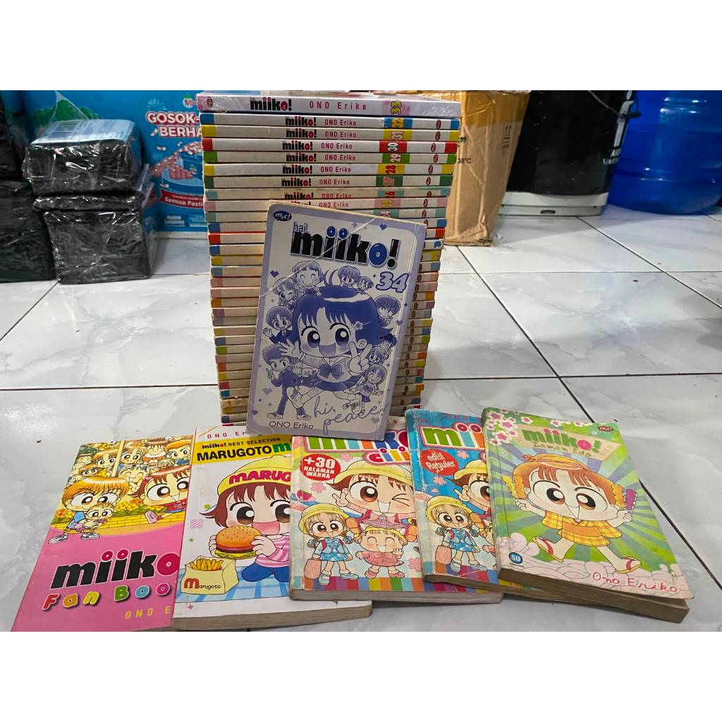 Hai Miiko 1-34 + Fan book + zaman edo + hai miiko cilik - Marugoto comic
