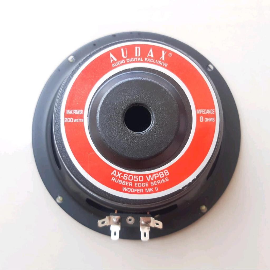 Original AUDAX 6050 SPEAKER 6 INCH WOOFER AUDAX AX 6050 WPB8 200watt