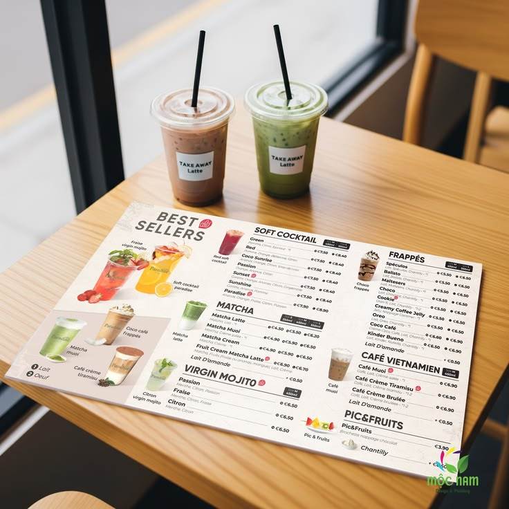 CETAK DAFTAR MENU MAKANAN / PRICELIST CAFE / DAFTAR HARGA RESTO / MENU JAJANAN CUSTOM