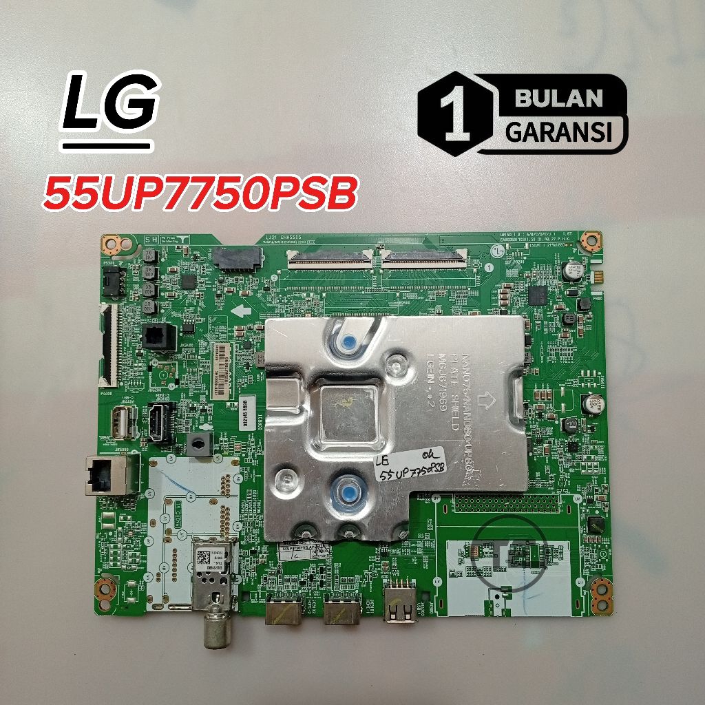 MESIN TV LG 55UP7750PTB MAINBOARD LG 55UP7750PTB MOTHERBOARD MODUL MOBO TV LED LG