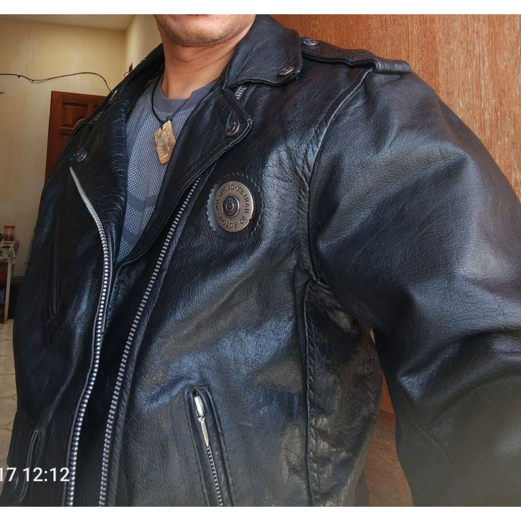 jaket kulit Harley Davidson USA
