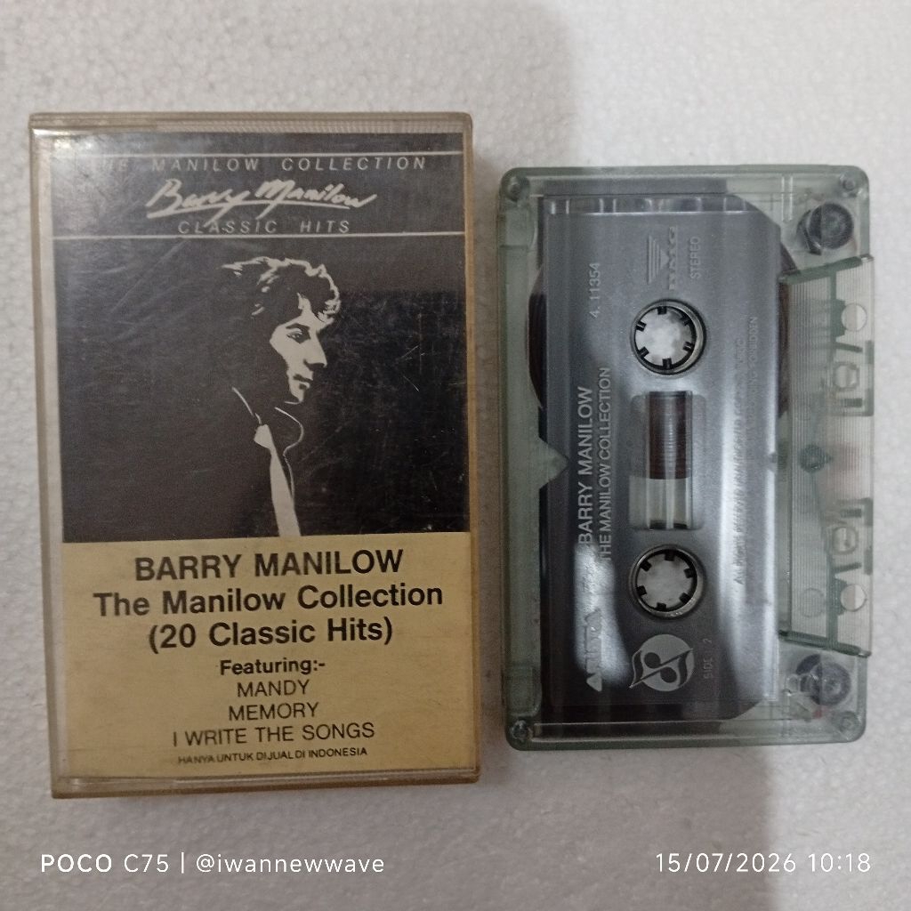 Kaset Pita Barry Manilow