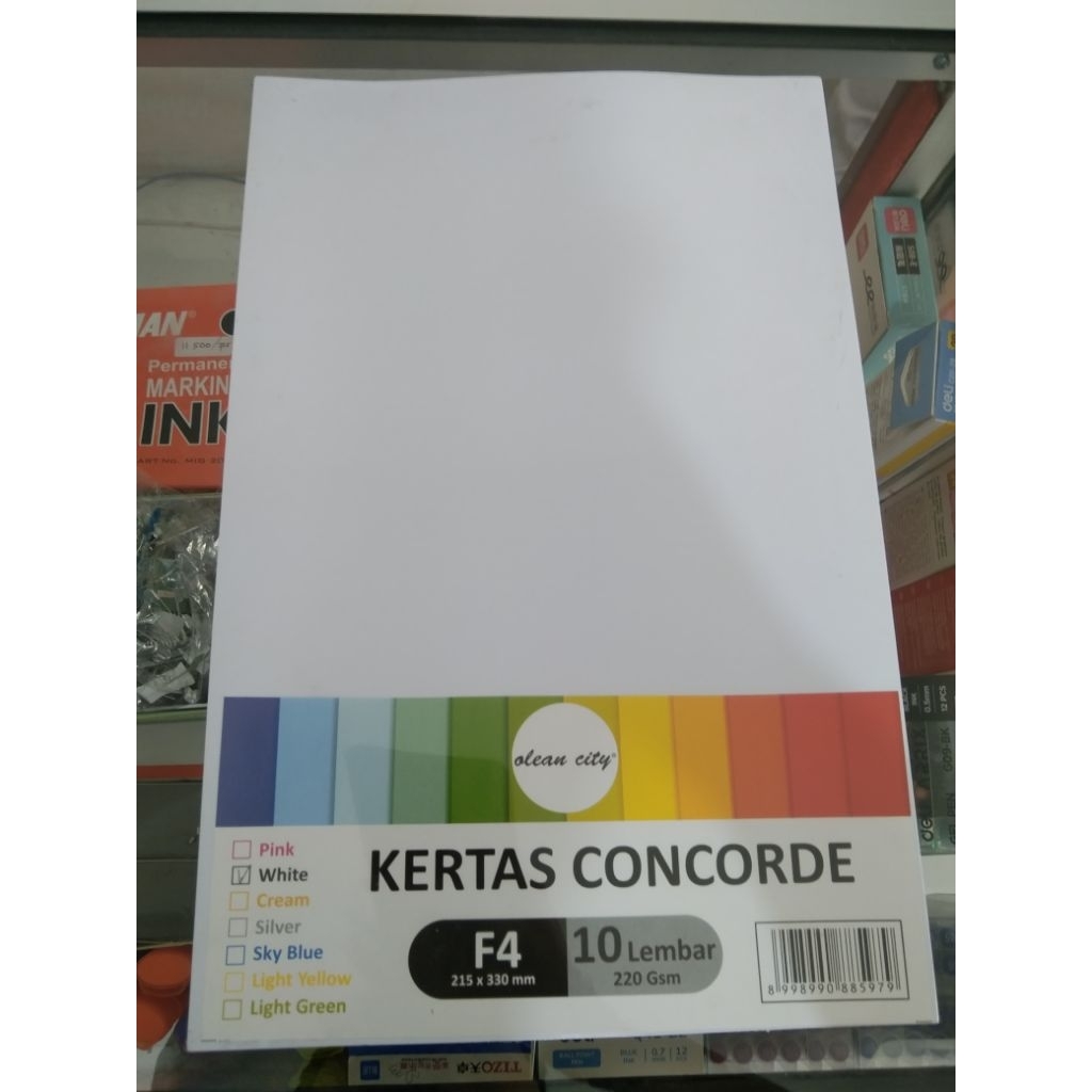 OLEAN CITY CONCORDE PAPER F4