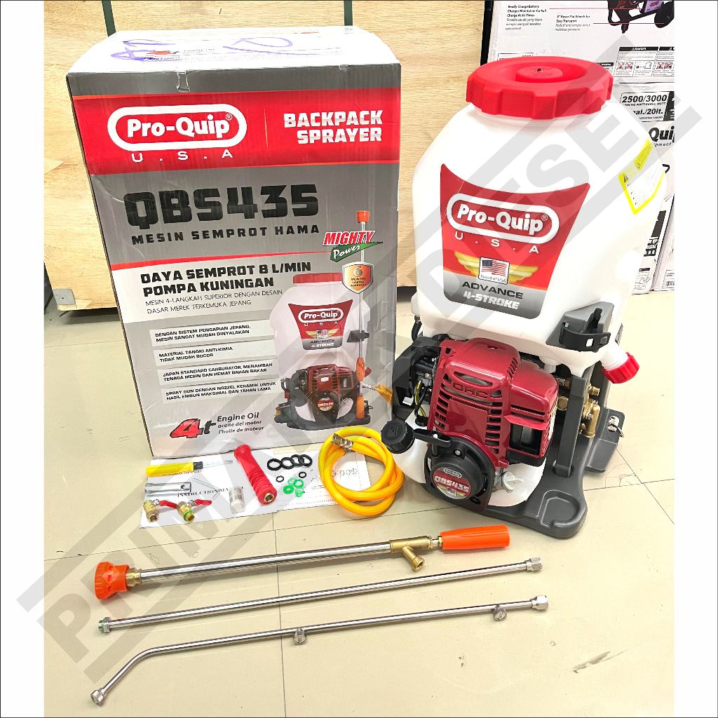 Mesin Sprayer Semprot Hama 4Tak 20L QBS435 PROQUIP / Engine Sprayer Semprotan Hama 4 T 20 Liter QBS 