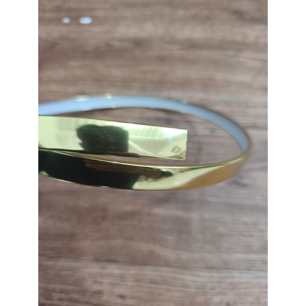 PVC GOLD Edging Liss Karet untuk Photoblock 12mm