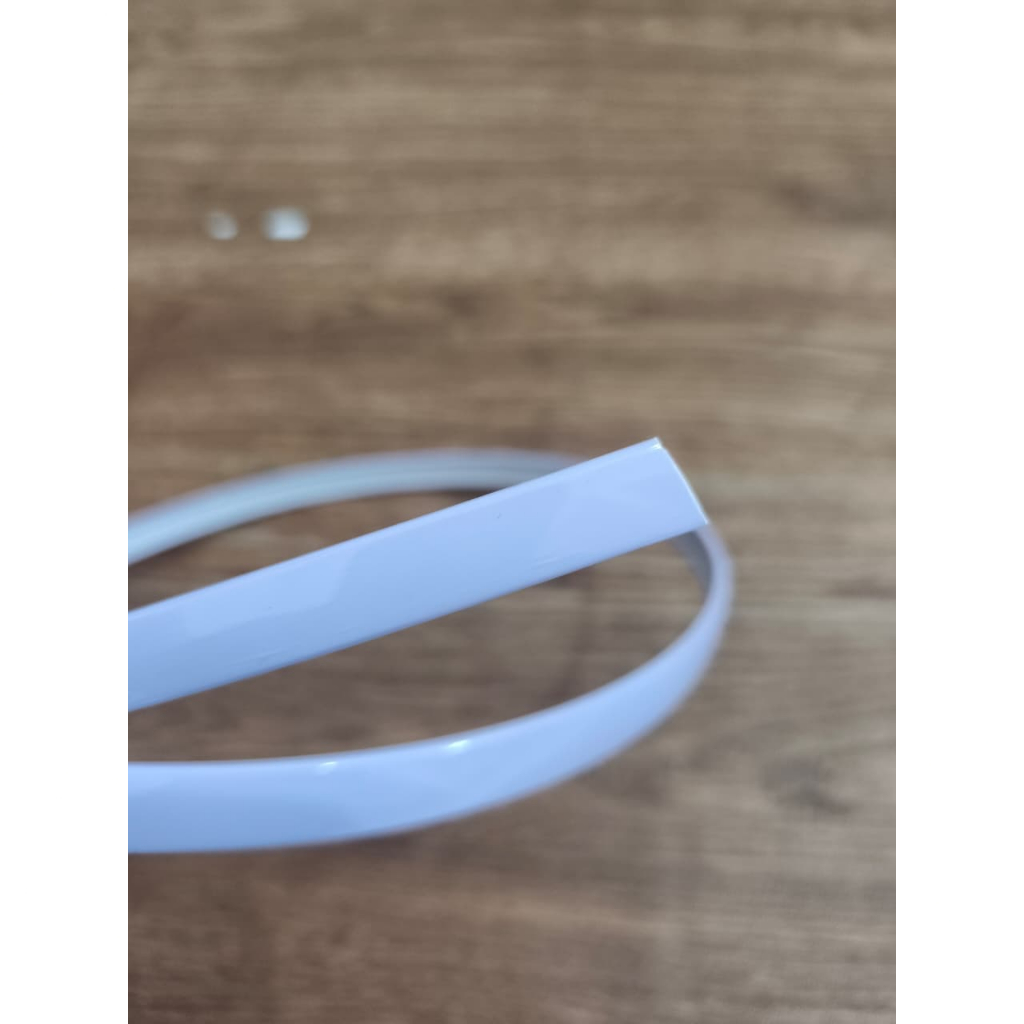PVC WHITE Edging Liss Karet untuk Photoblock 9mm