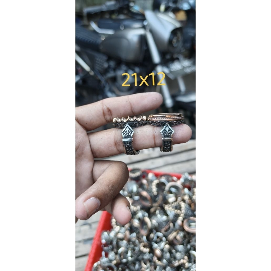 ring koin monel handmade