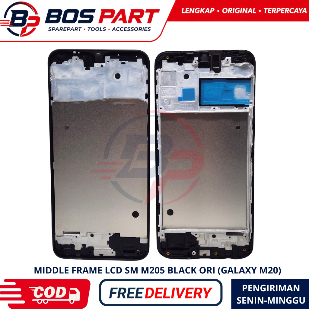 MIDDLE FRAME LCD SAMSUNG M205 / GALAXY M20 ORI / DUDUKAN LCD