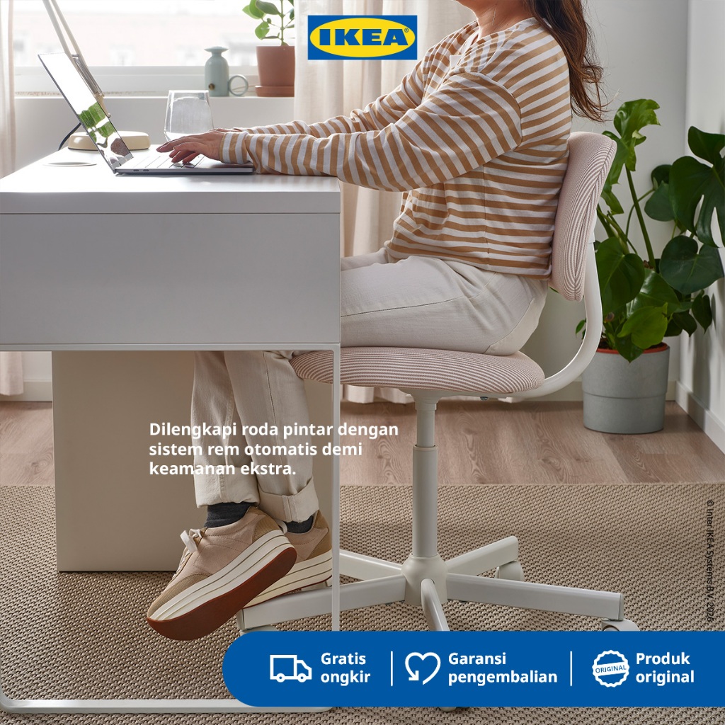 IKEA BLECKBERGET Kursi Putar Kantor Aesthetic