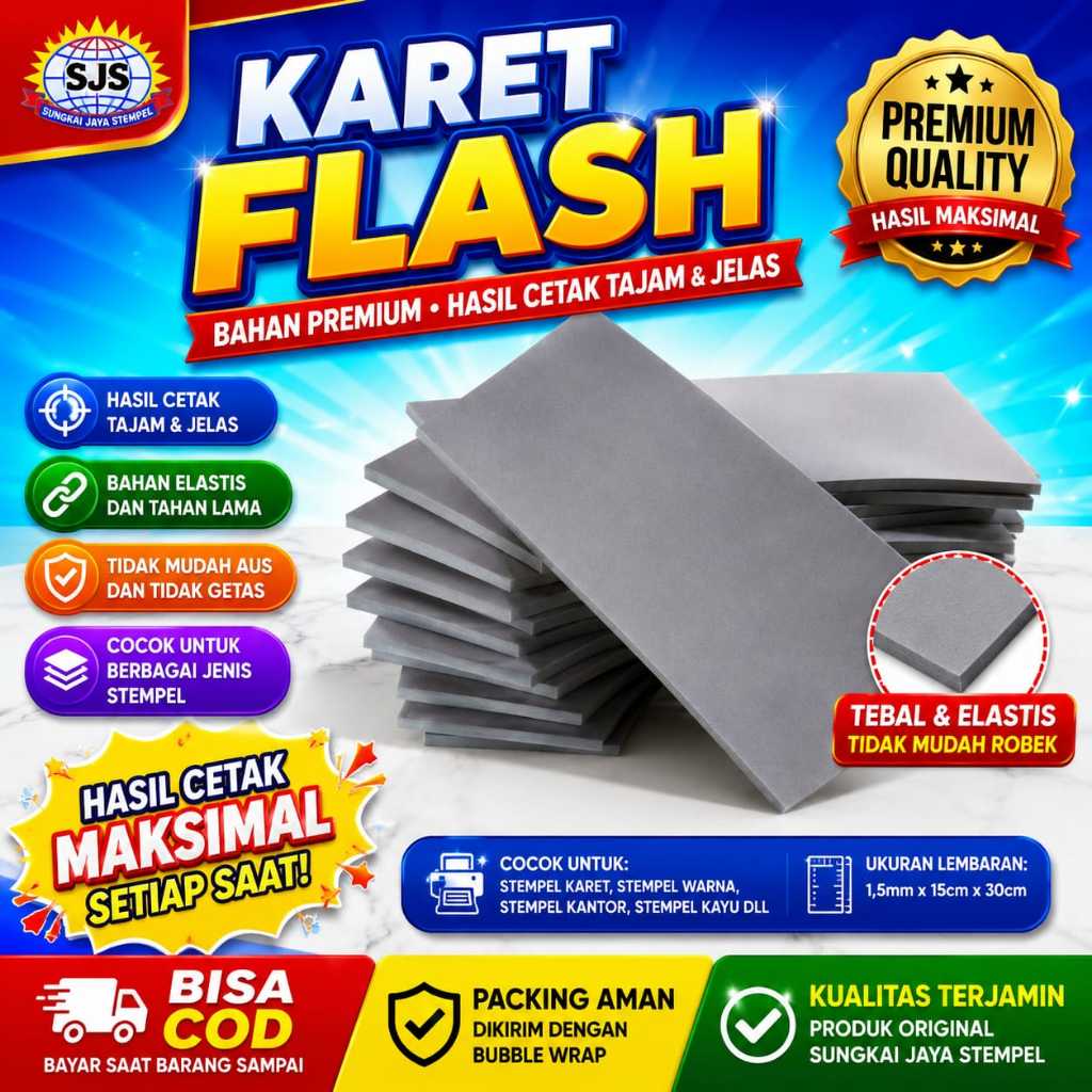 Karet stempel flash