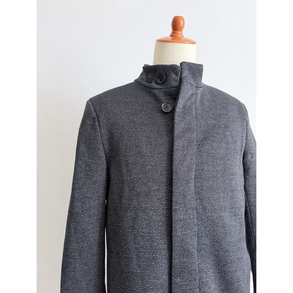 [Preloved] ZARA Coat Pria - Dark Grey