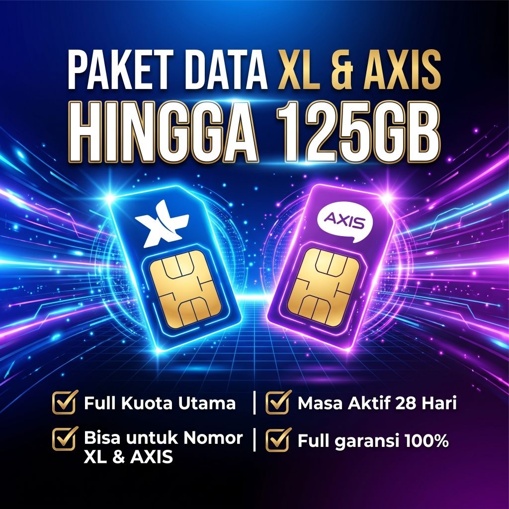 PAKET DATA KUOTA XL AXIS 125GB REGULER MURAH