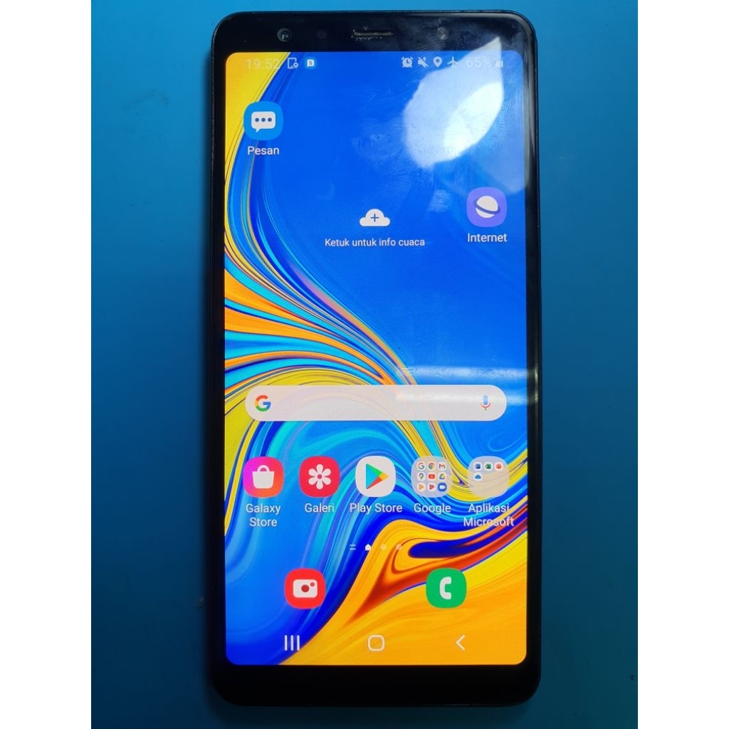 Bukan Handphone Part LCD Samsung A7 2018 A750f Original Copotan