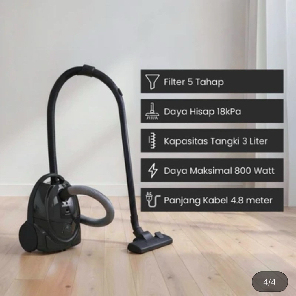 Krisbow vakum cleaner 800 watt dijamin berkualitas dan original