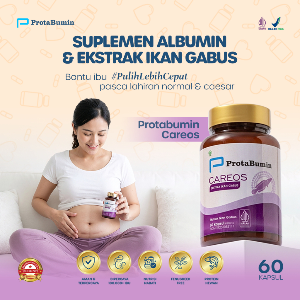 Protabumin Careos Kapsul Kutuk 5x Lebih Cepat Atasi Luka