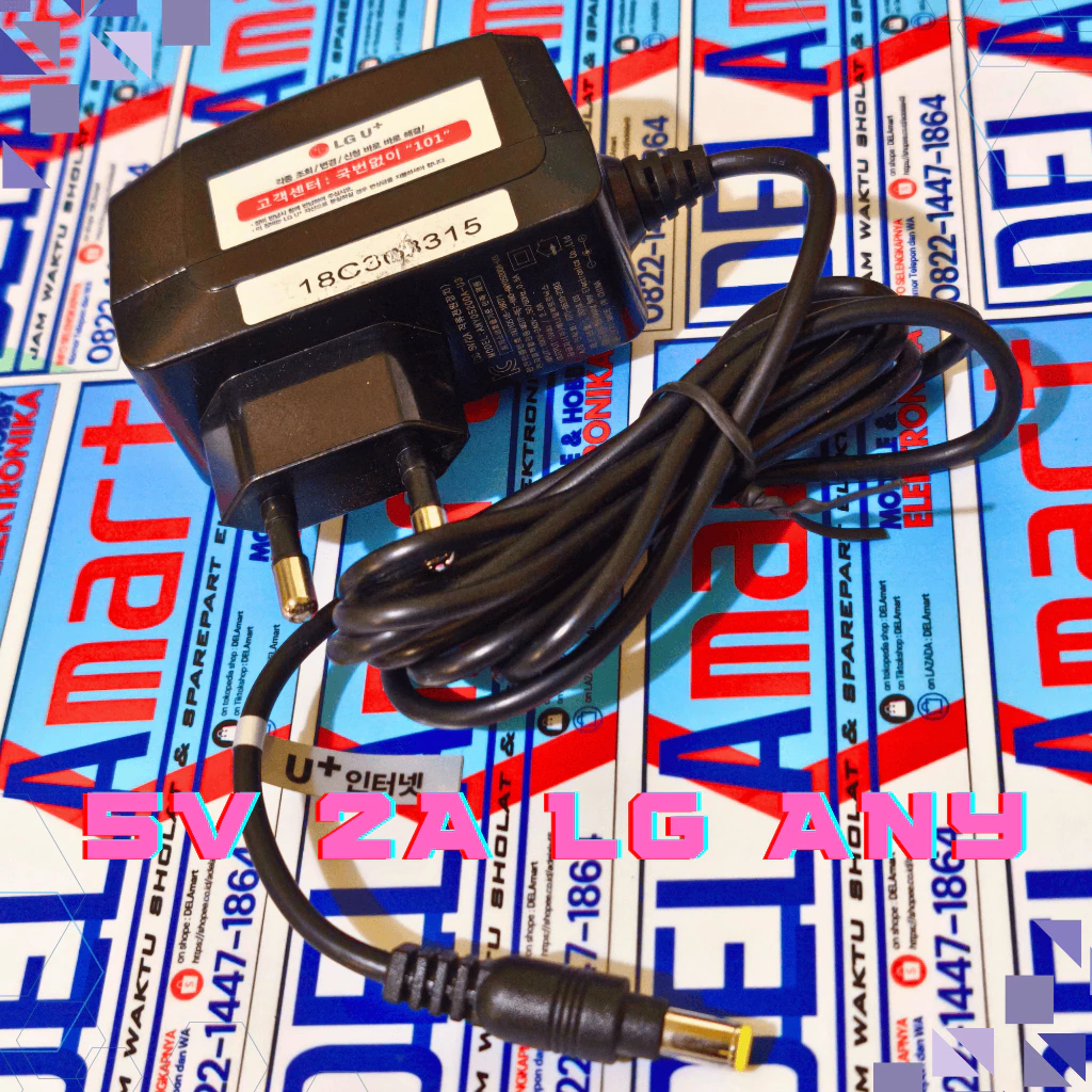 Adaptor  5v 2a Adaptor LG KOREA Original