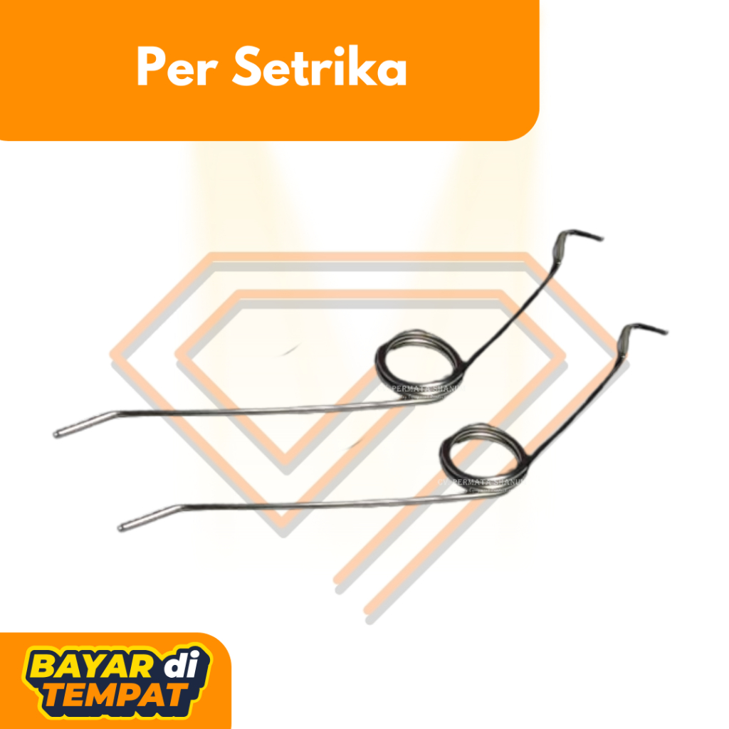 Per Setrika Uap Geser / Per Gosokan Kawat Baja / Spring Setrika Uap