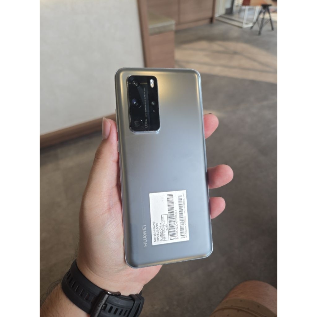 huawei p40 pro 4G ram8gb/256gb silver frost exgrs resmi mantap x leica