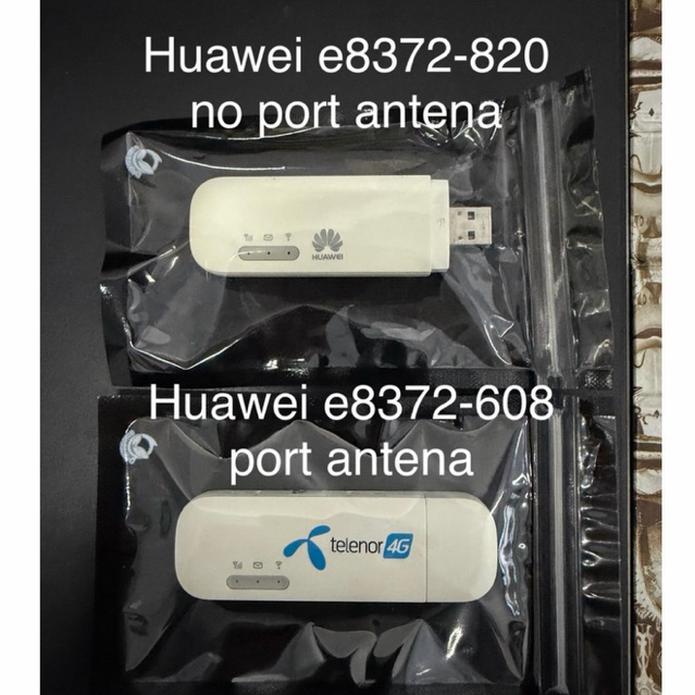 BEKAS USB WINGLE MODEM WIFI E8372 E3372 Unlock All Operator 4G