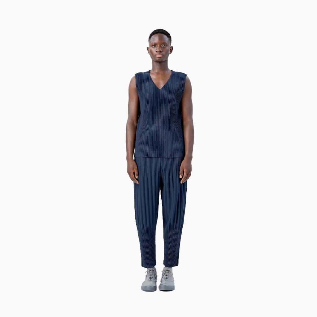 issey miyake homme plisse navy