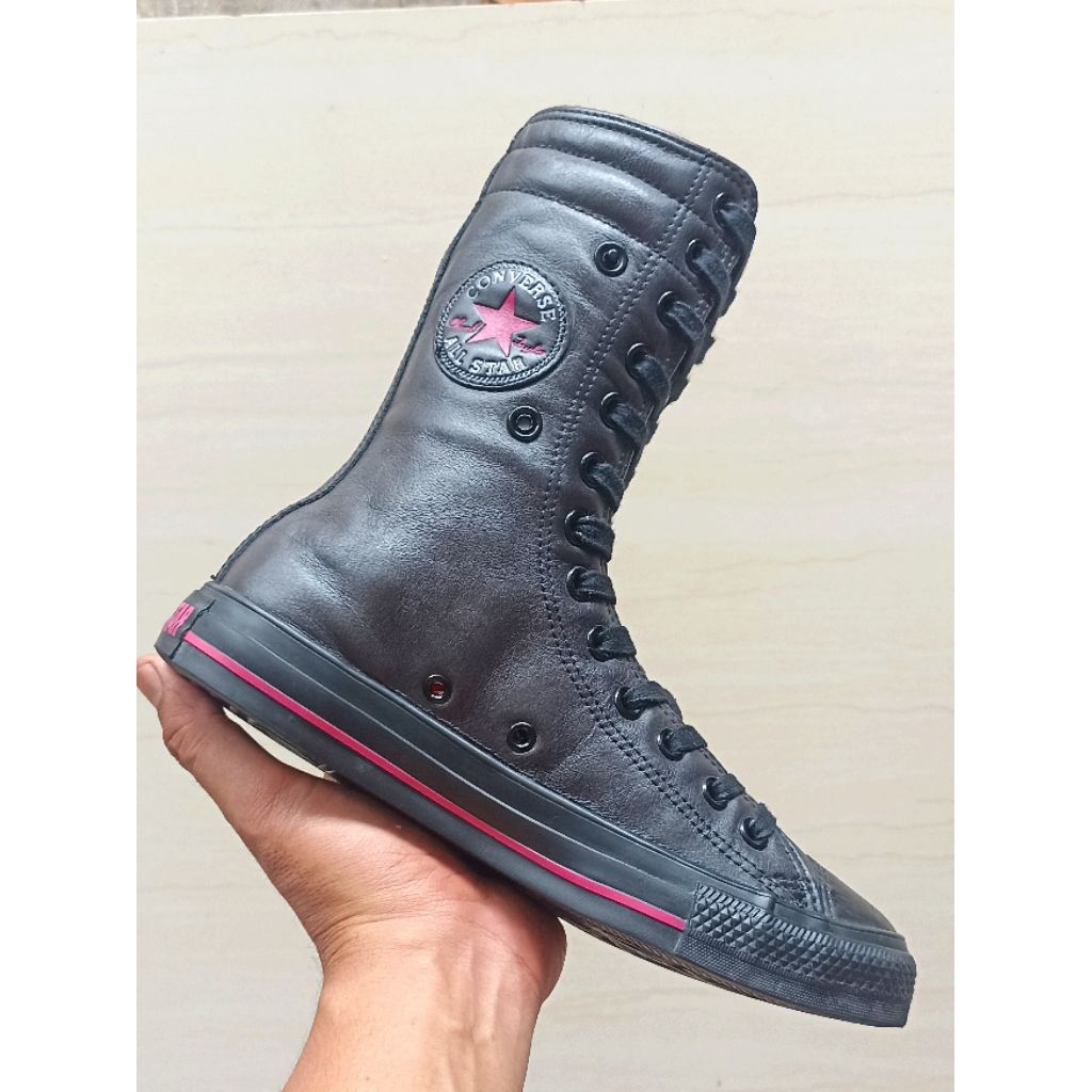 (RARE) CONVERSE HIGH LEATHER x WOOLRICH USA