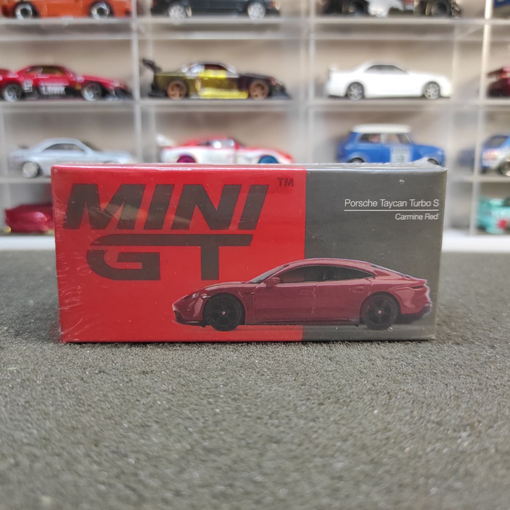 Mini GT Porsche Taycan Turbo S Carmine Red no 289