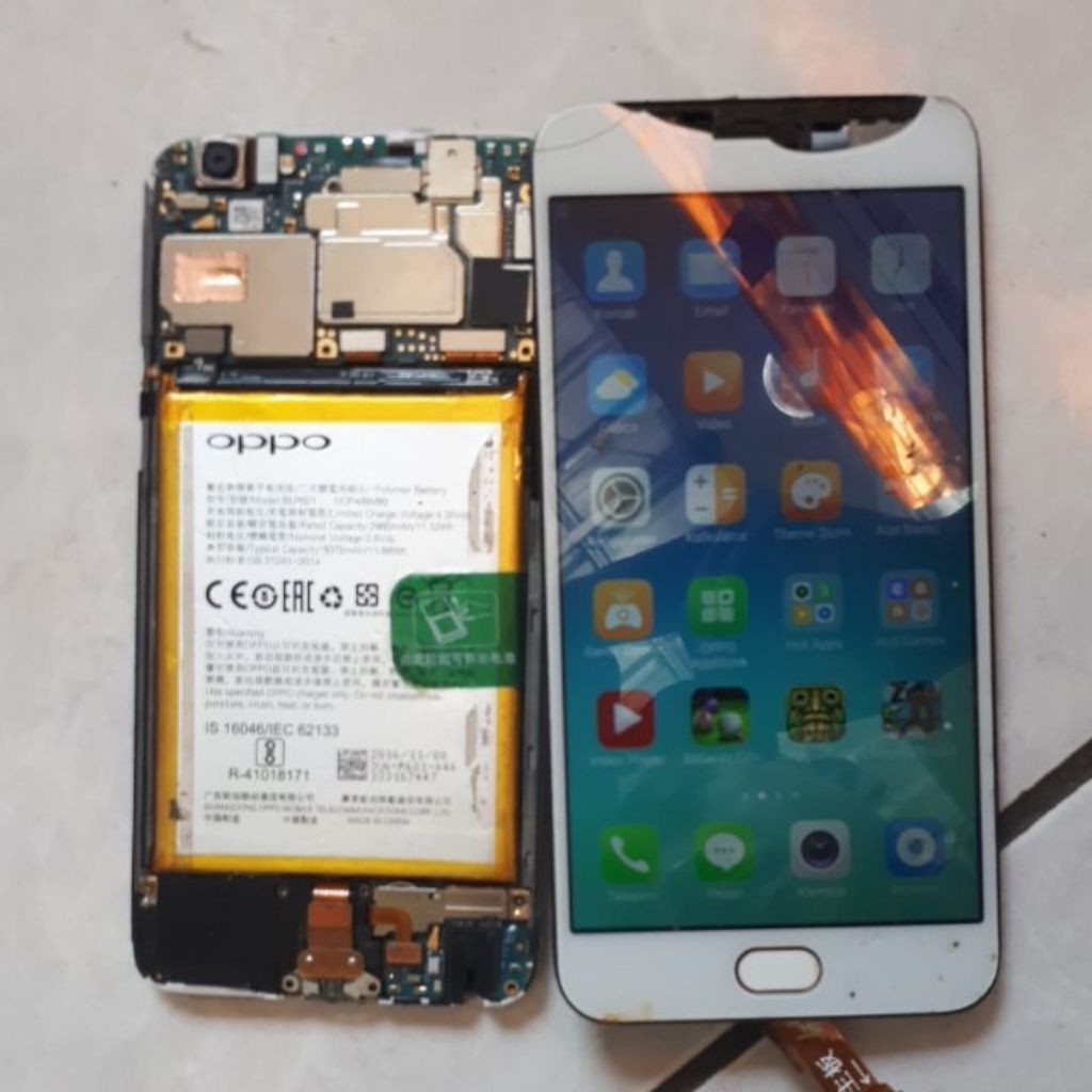 oppo F1s minus lcd
