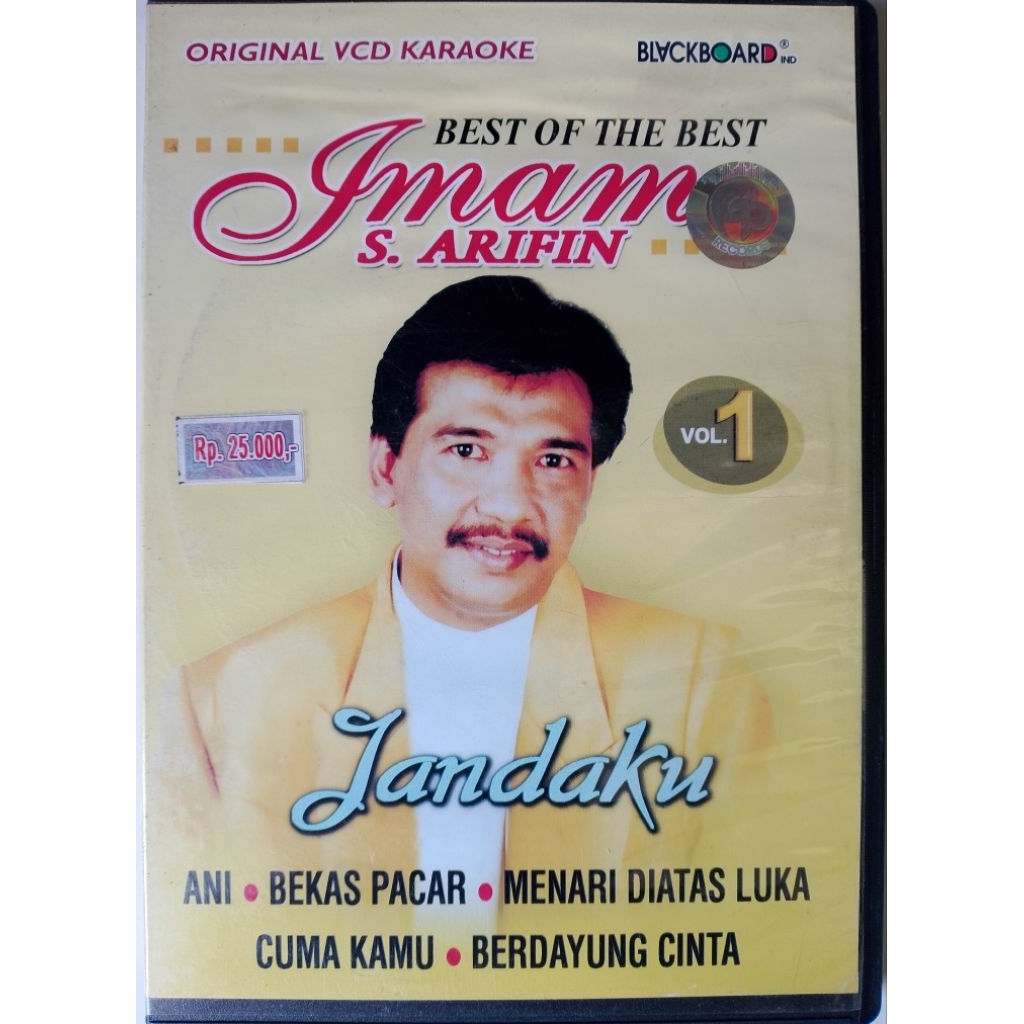 vcd dangdut imam s Arifin vol 1 blackboard