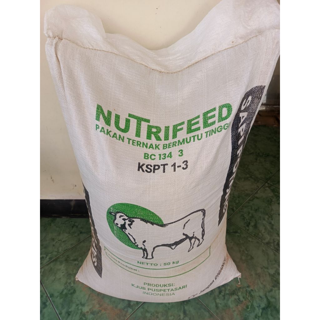 Nutrifeed BC 134 | Konsentrat Pakan Ternak Sapi Potong Penggemukan | 1kg