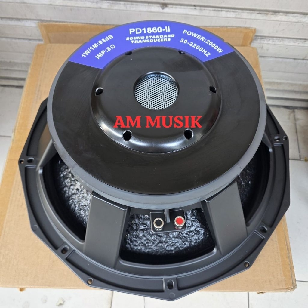 SPEAKER COMPONENT SOUNDSTANDARD PD1860-II VC 5 INCH 2000 WATT SPEAKER PD1860-II
