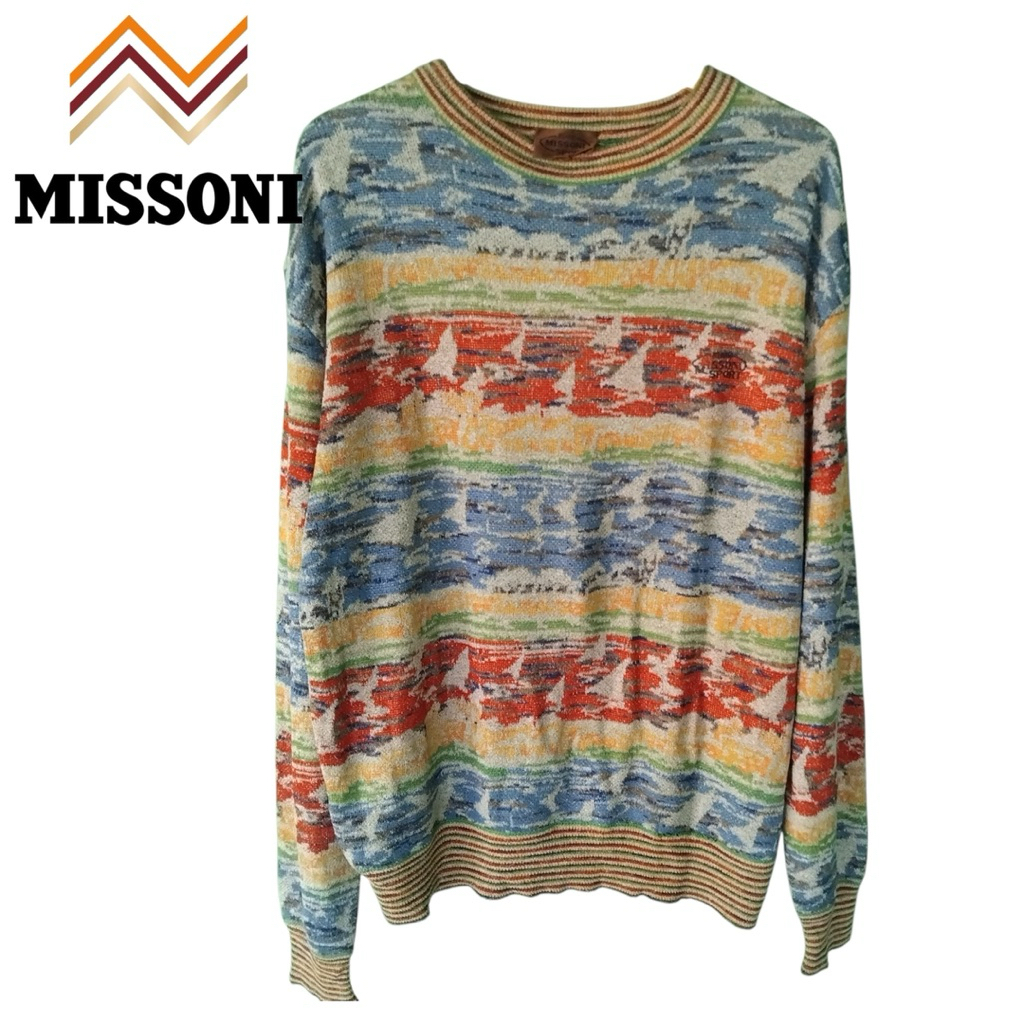 Sweater Rajut Missoni Sport Vintage