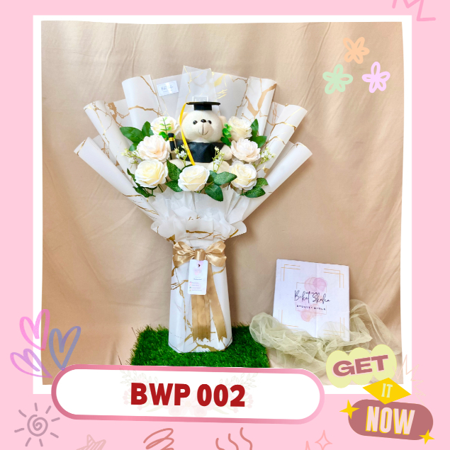 Buket Boneka Wisuda dan Bunga Artificial | INSTAN SIDOARJO - SURABAYA
