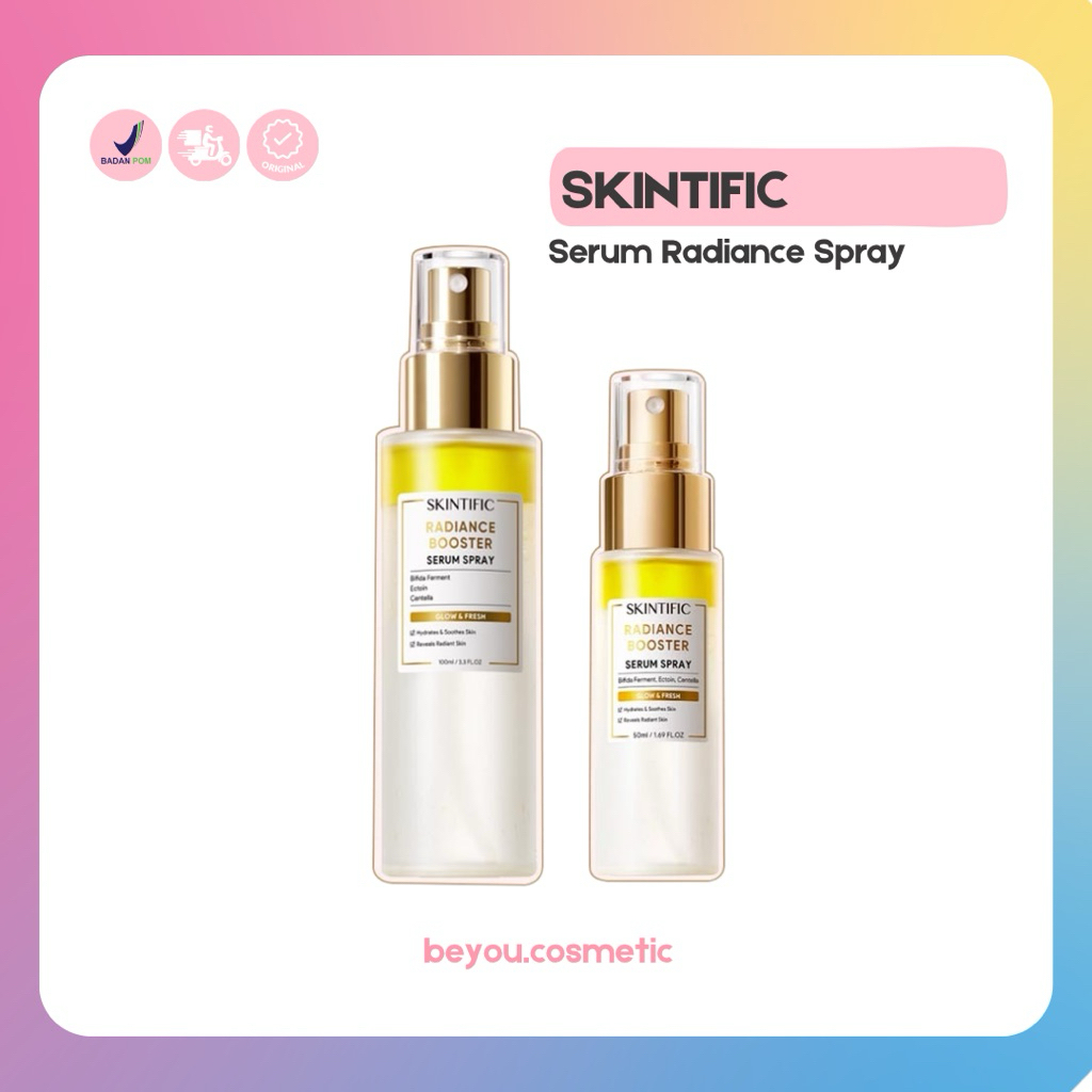 BEYOU - SKINTIFIC Serum Radiance Serum Spray Booster Face Mist Skin Prep
