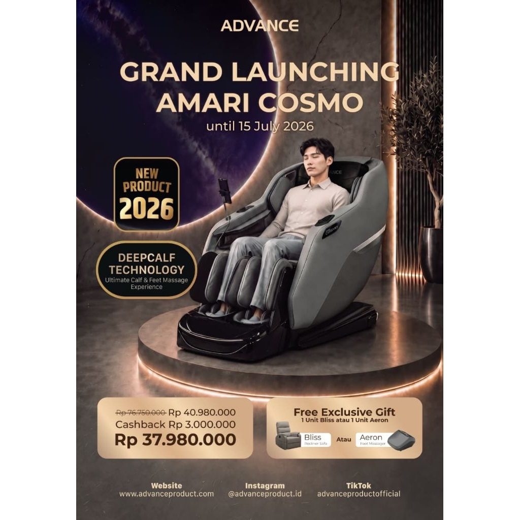 advance AMARI COSMO HS8933 Kursi Pijat