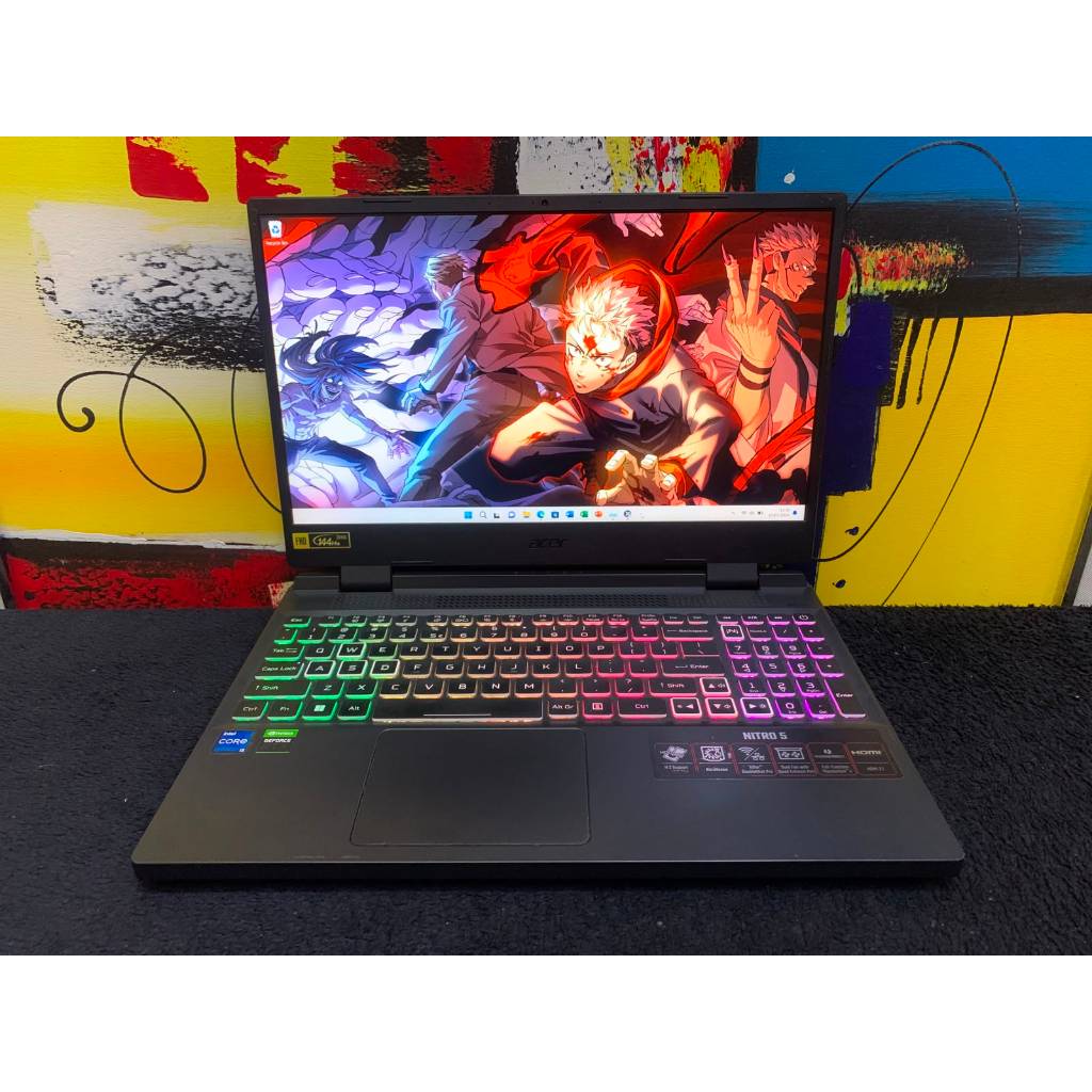 Laptop Gaming Acer Nitro 5 Core i5 Gen 12 8/512 RTX 3050 Siap Pakai