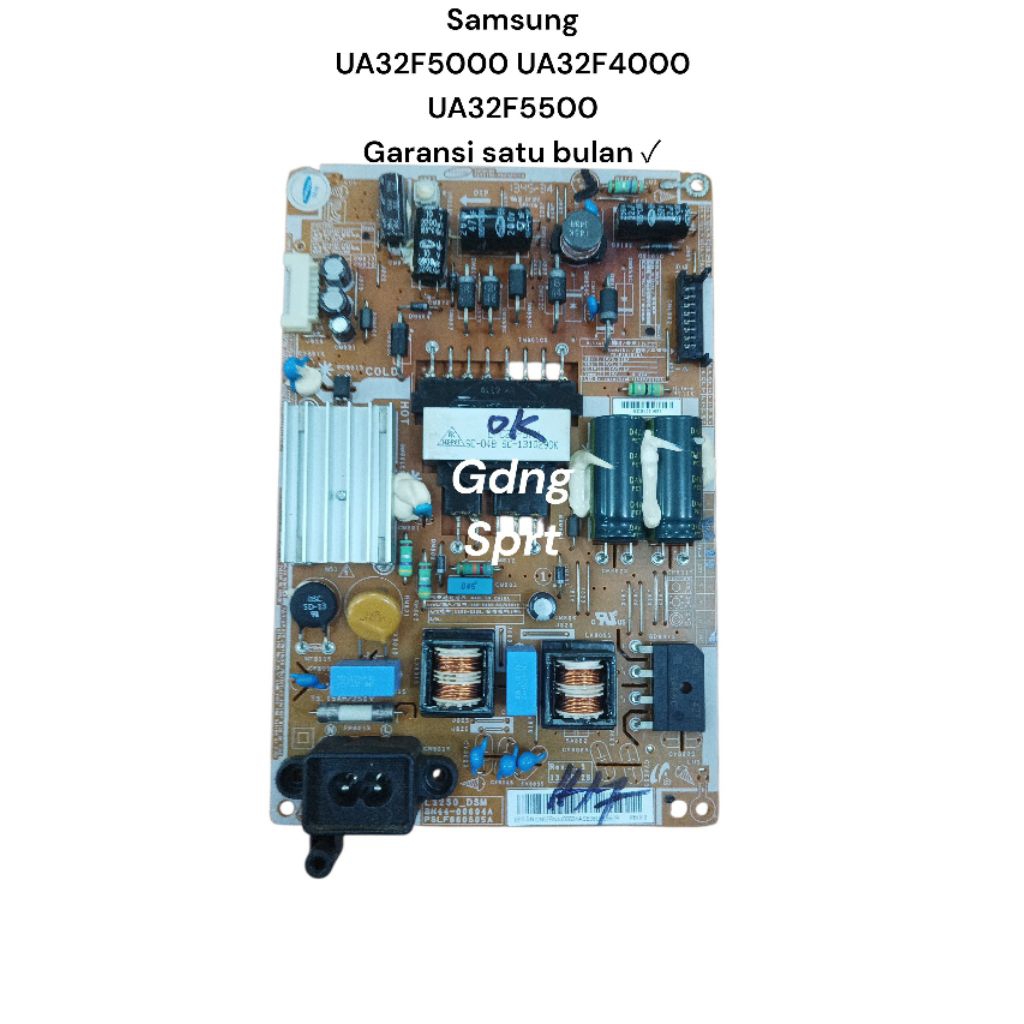 Psu Samsung UA32F4000 UA32F5000 UA32F5500 power supply mesin tv