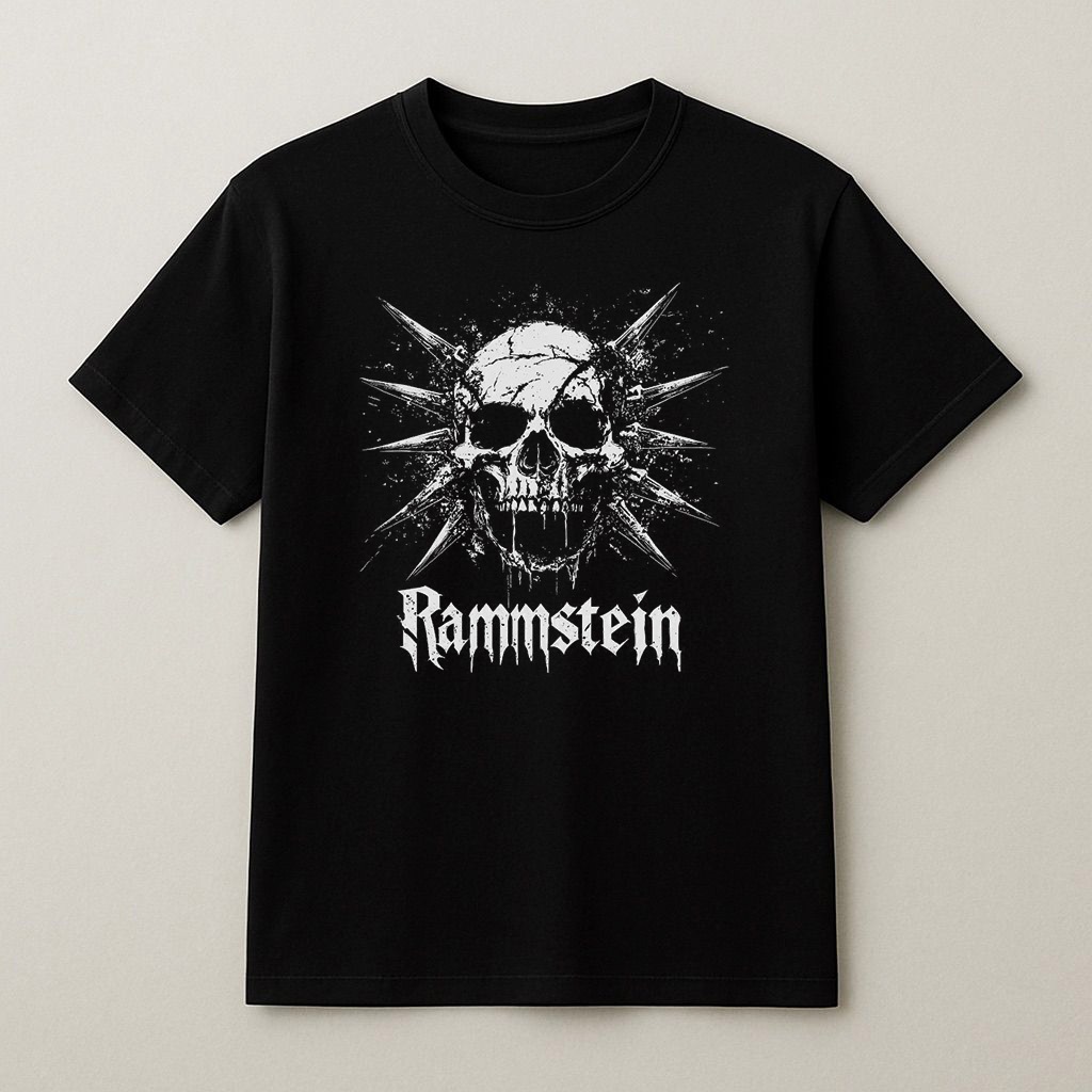Kaos T-Shirt Baju Band Rammstein|Heavy Weight