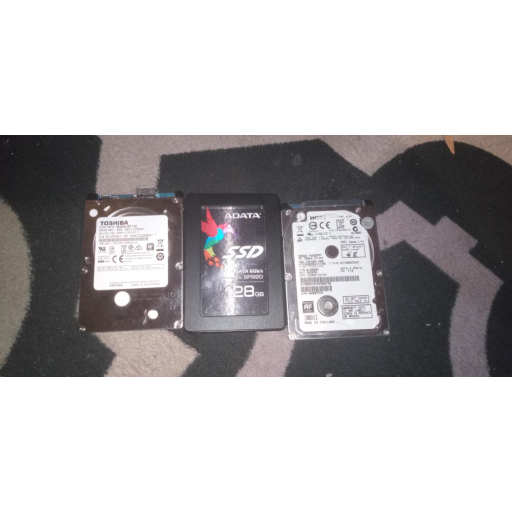 hdd 2.5" , SSD sata adata 128gb