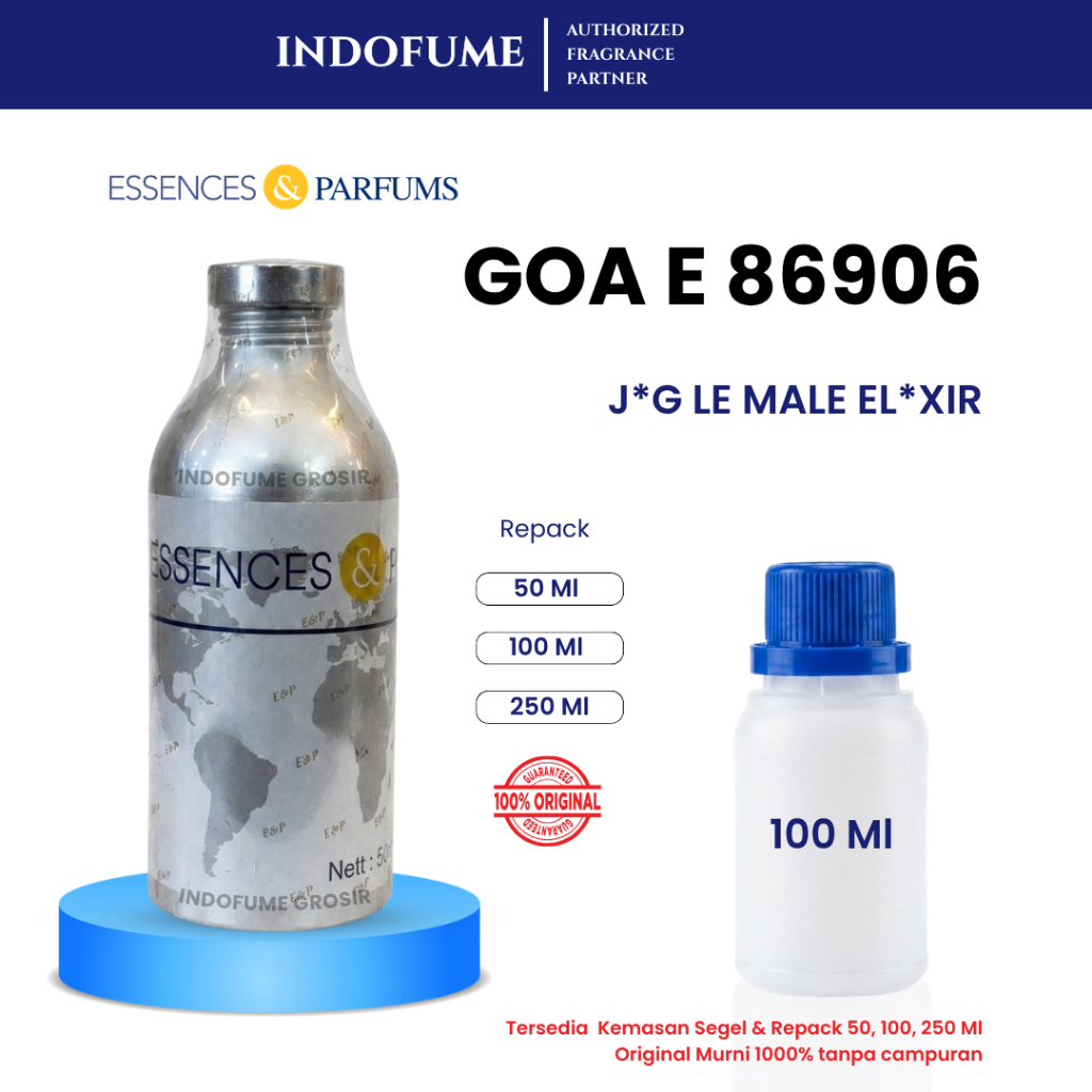 REPACK | GOA E 86906 - ESSENCES & PARFUMS  | Bibit Parfum | Botol Parfum | Indofume Grosir Pekanbaru