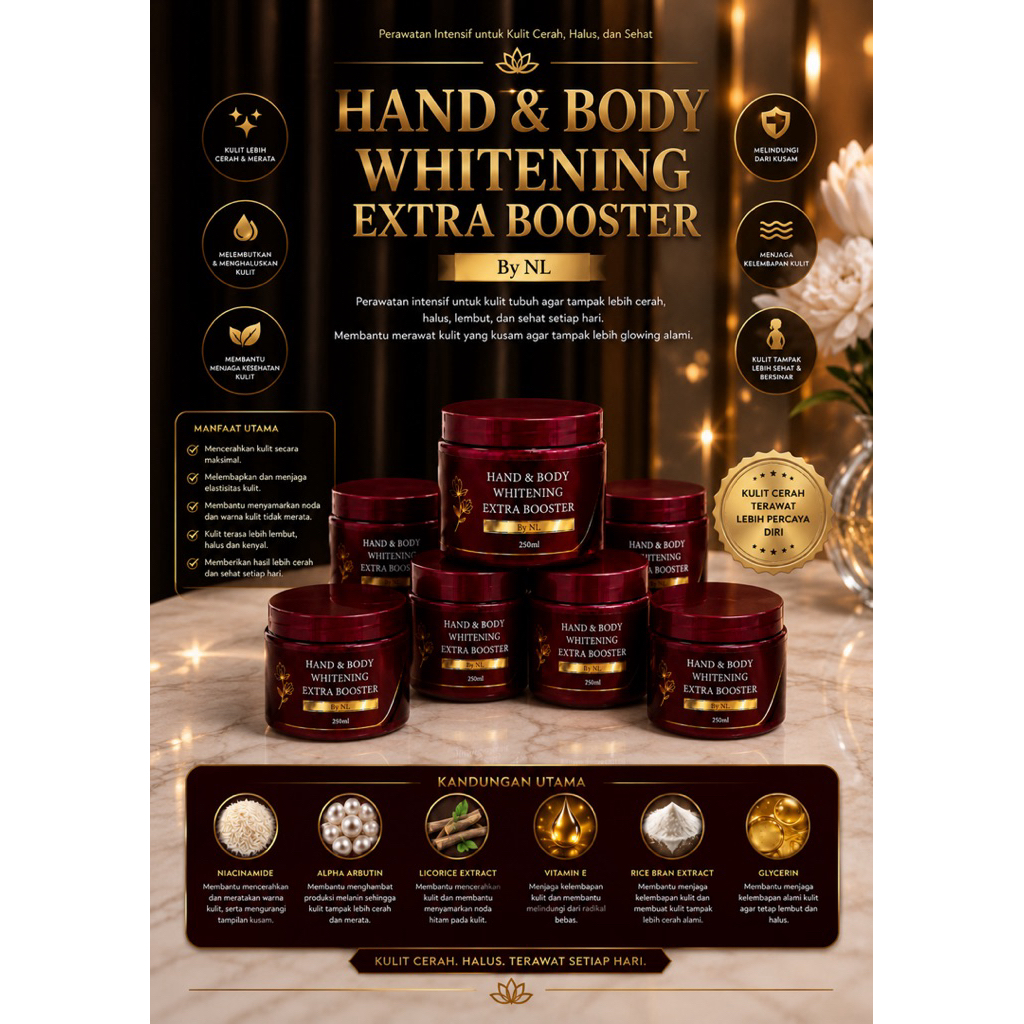 handbody whitening extra booster