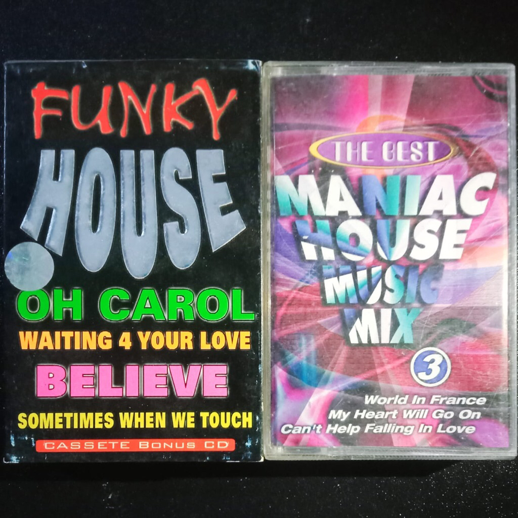 KASET PITA SEPAKET FUNKY MANIAC HOUSE