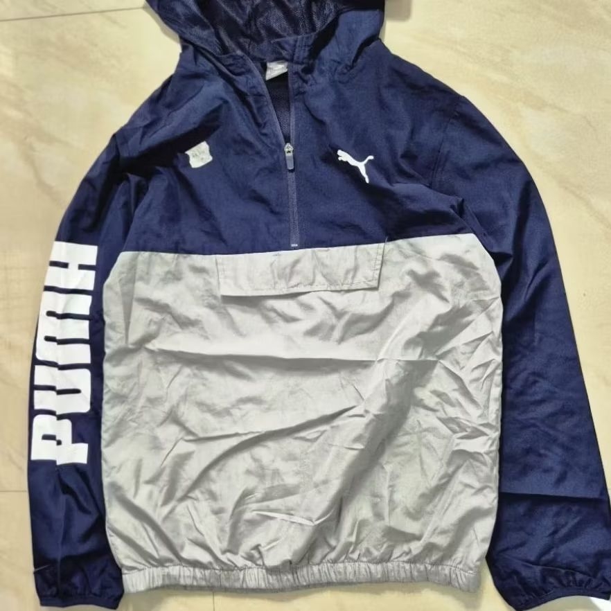 Puma Pocket Center Big Logo Parasut Jacket Full Tag windbreaker