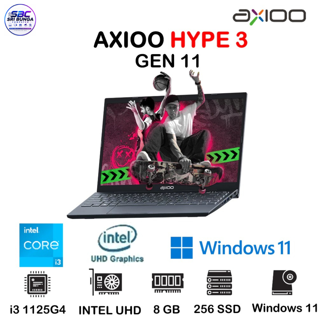 LAPTOP AXIOO MYBOOK HYPE 3 G11 I31125G4/8GB/512GB