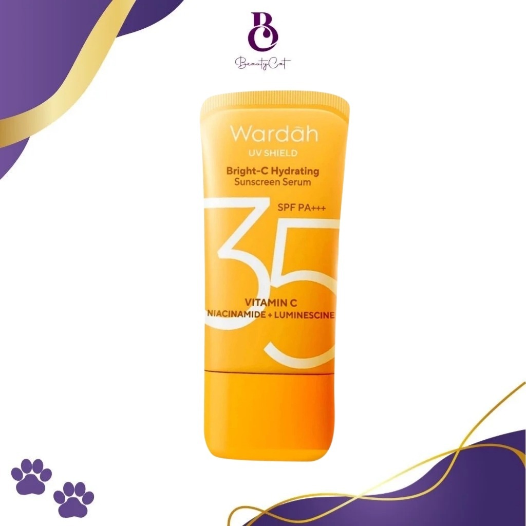 Wardah UV Shield spf 35 SUNSCREEN SERUM kuning