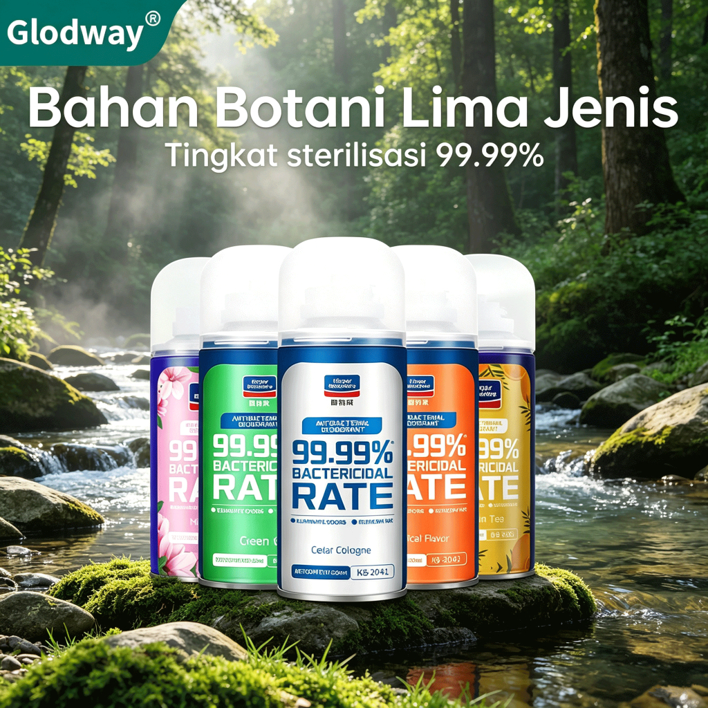 Diskon Promo Produk Baru Lemon Mulan Glodway Sterilisasi 99.9% Air Freshener Mobil Anti Bacterial Ba
