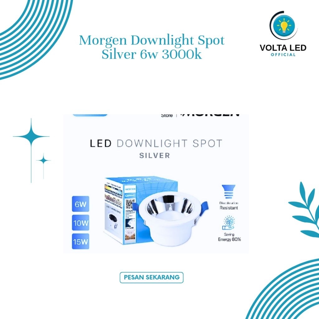 Morgent DL spot 6w 3000k legend