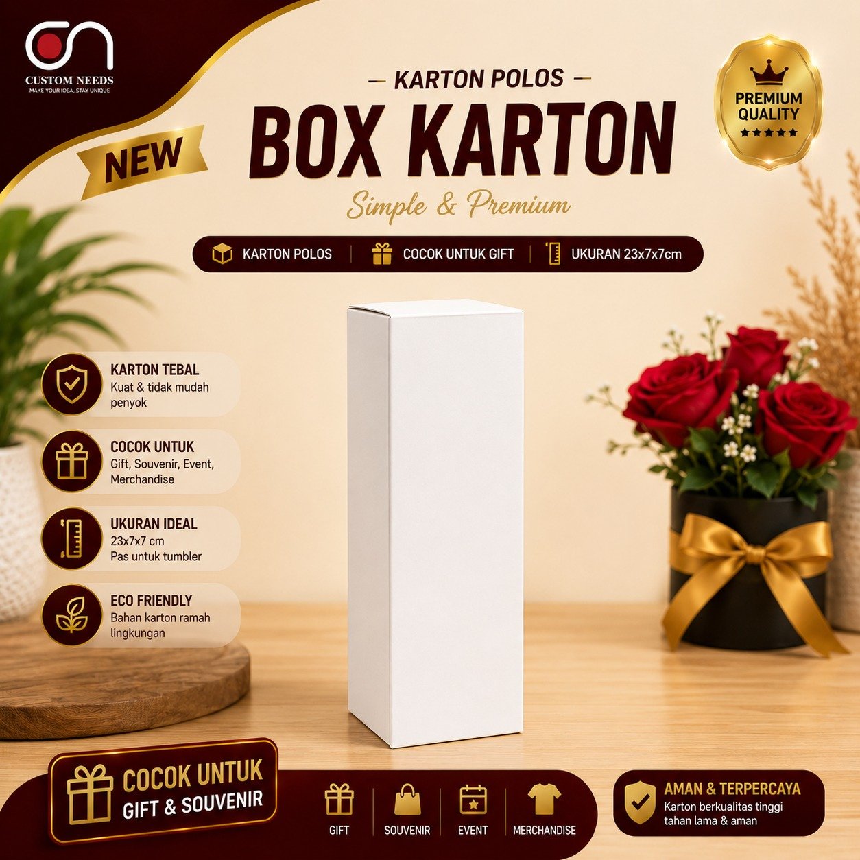 BOX POLOS / BOX TUMBLER POLOS
